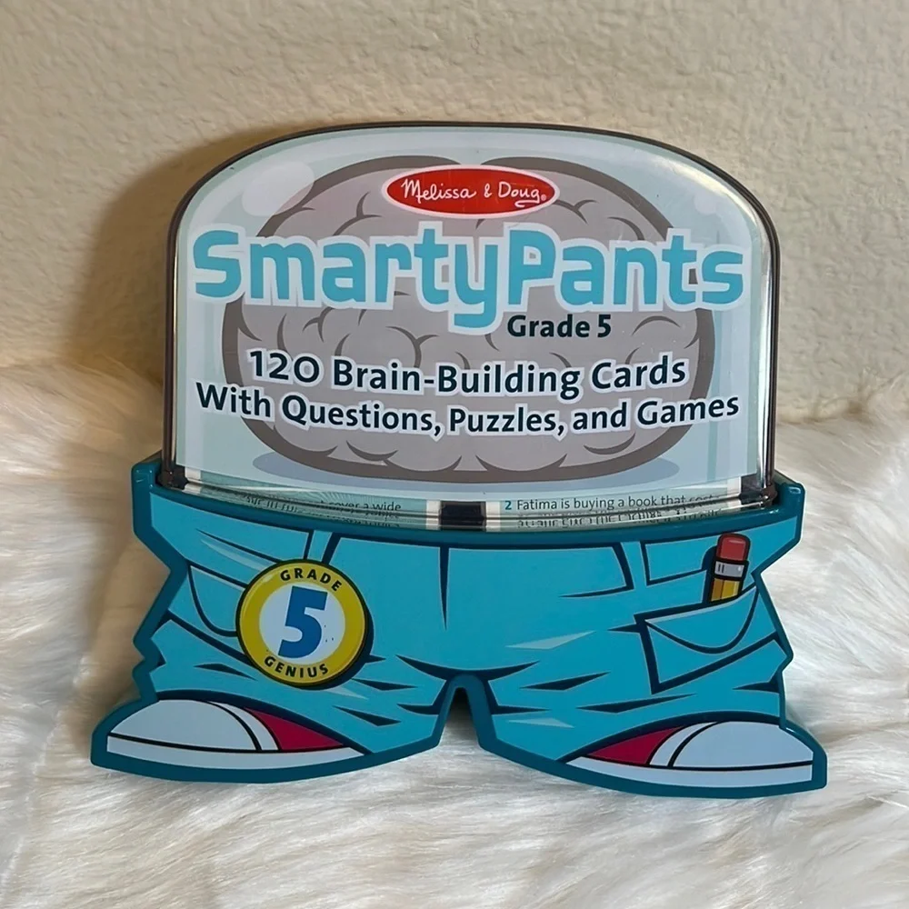 MELISSA & Doug Smarty Pants Grade 5 Learning Trivia Brain Building Cards